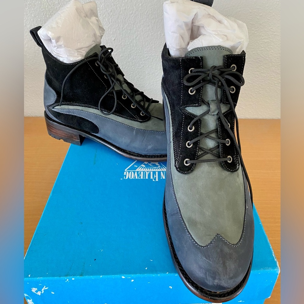 John Fluevog Orville Wingtip Ankle Boot M10